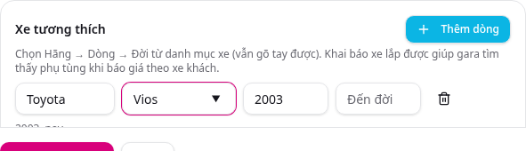 Bước 10: Báo giá chuẩn: lập phiếu, khách duyệt & ký, chuyển đơn/lệnh sửa chữa